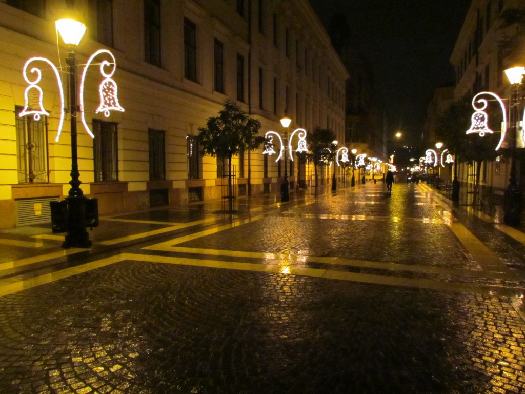 The streets of Budapest