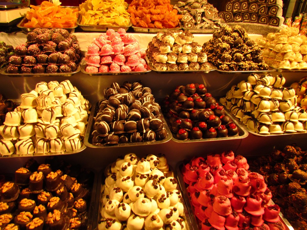 christmas market sweets