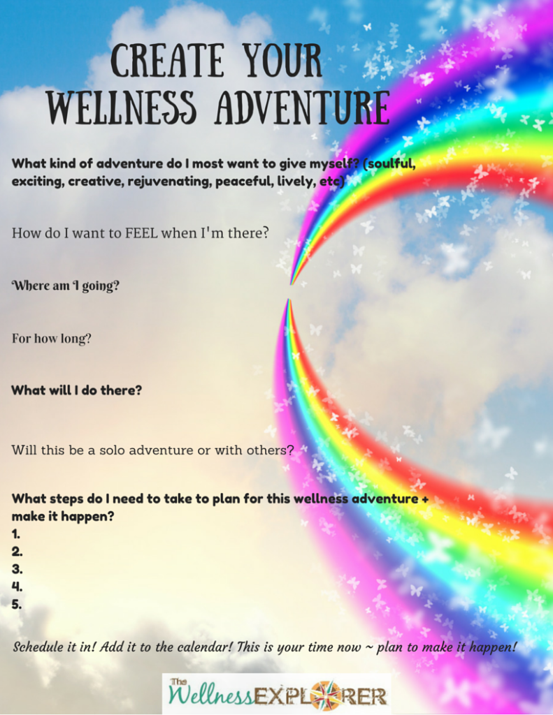 Create your wellness adventure