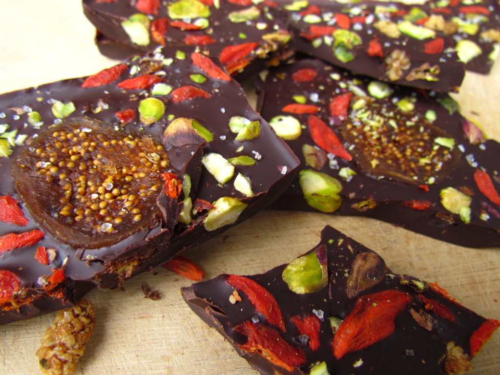 chocolate bark pieces